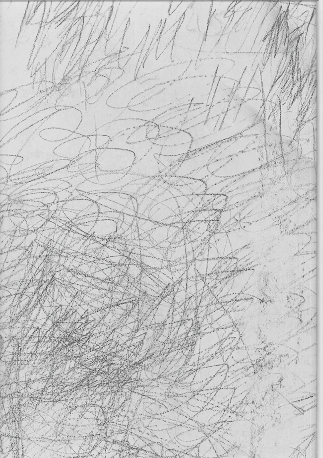 Desen I — Adrian Dică, charcoal on paper